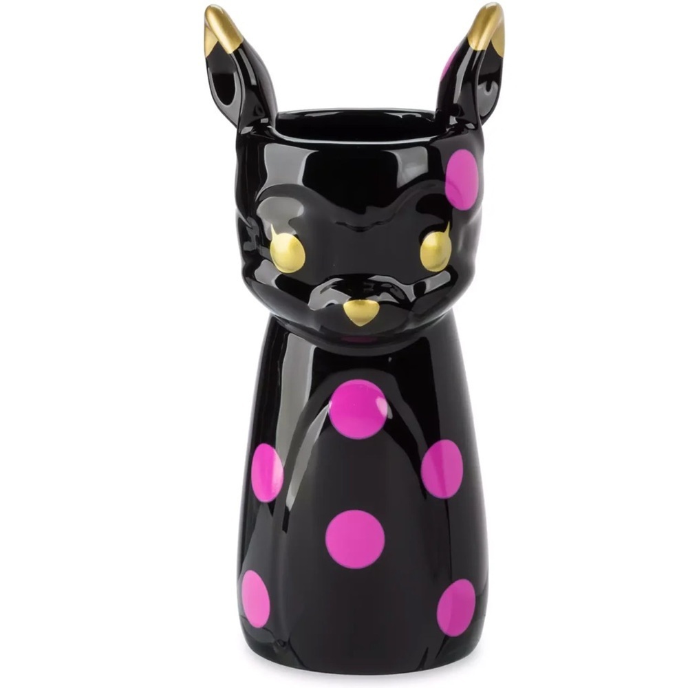 Disney Japan  polkadot Bambi pen holder 8" tall